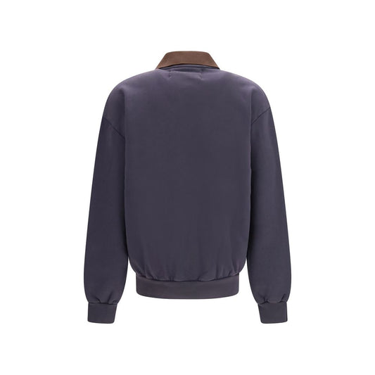 Blue Cotton Sweatshirt
