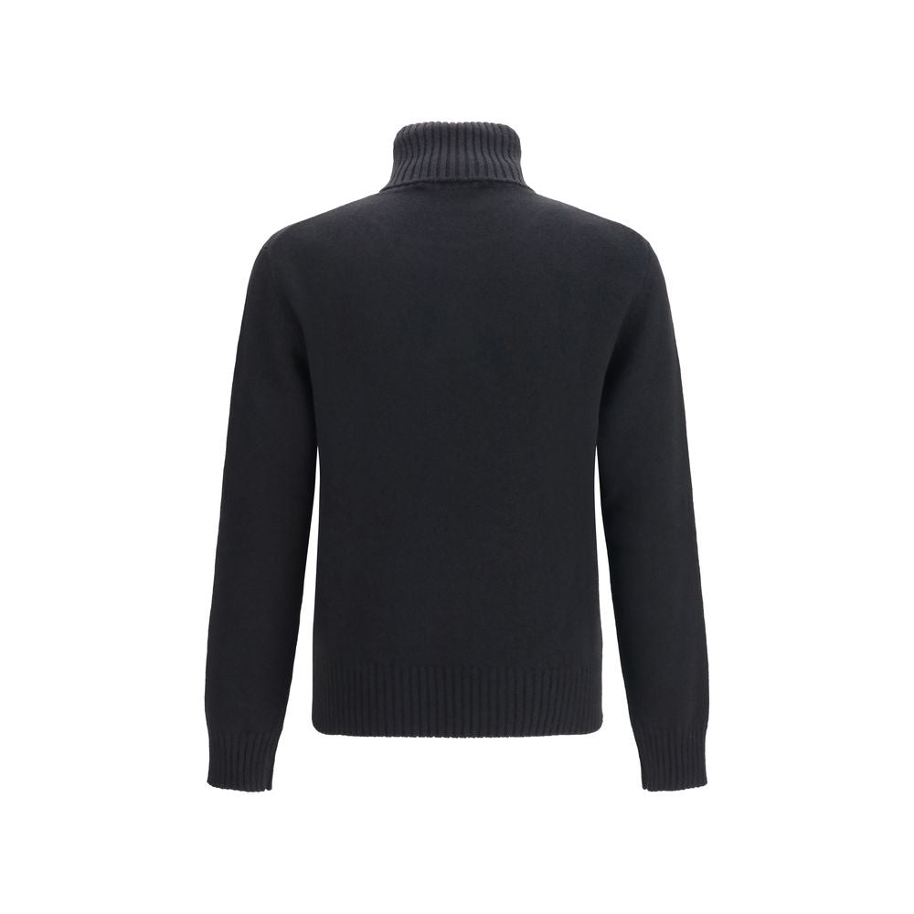 Black Wool Oves Aries Turtleneck