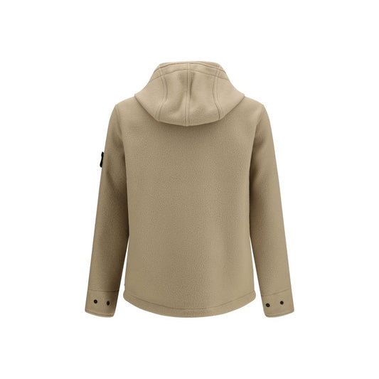 Beige Wool Oves Aries Full-Length Jacket