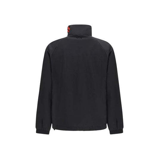 Black Polyamide Sweatshirt