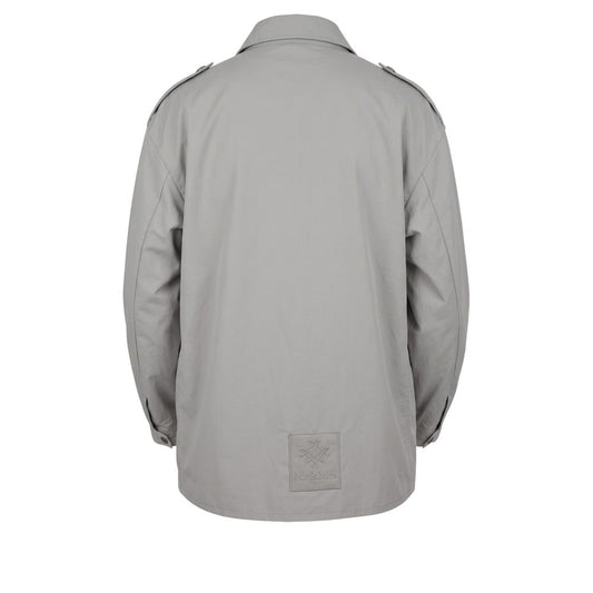 Green Polyurethane Men Jacket