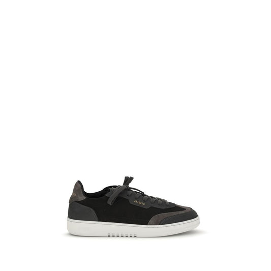 Black Nubuc Leather Athletic Sneakers
