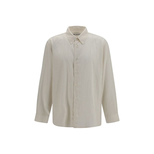Beige Lyocell Dress Shirt