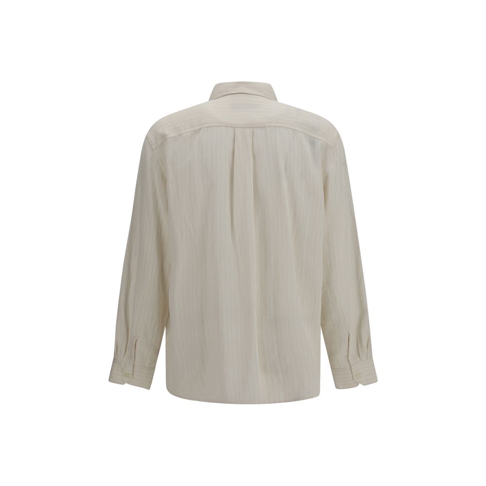 Beige Lyocell Dress Shirt
