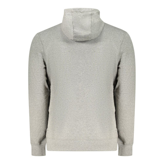 Gray Cotton Men's Hoodie