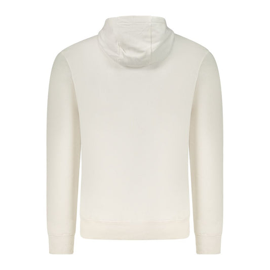 White Cotton Men's Hoodie