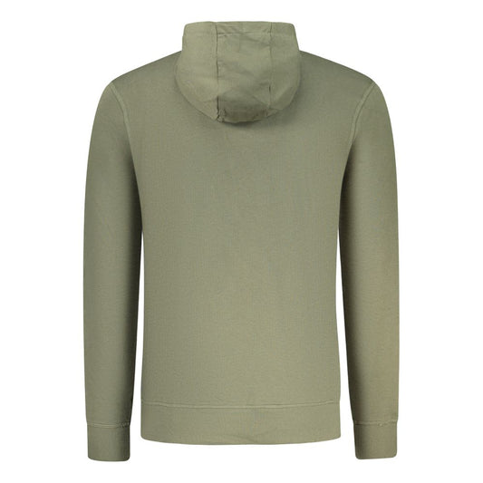 Verde Cotton Uomo Hoodie