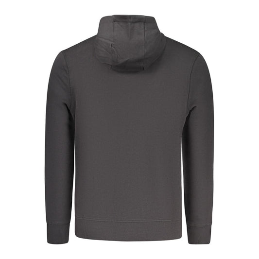 Black Cotton Men's Sweatshirt