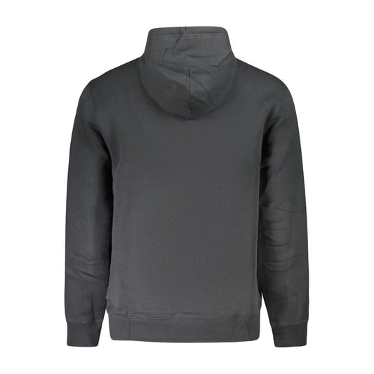 Black Cotton Sweatshirt