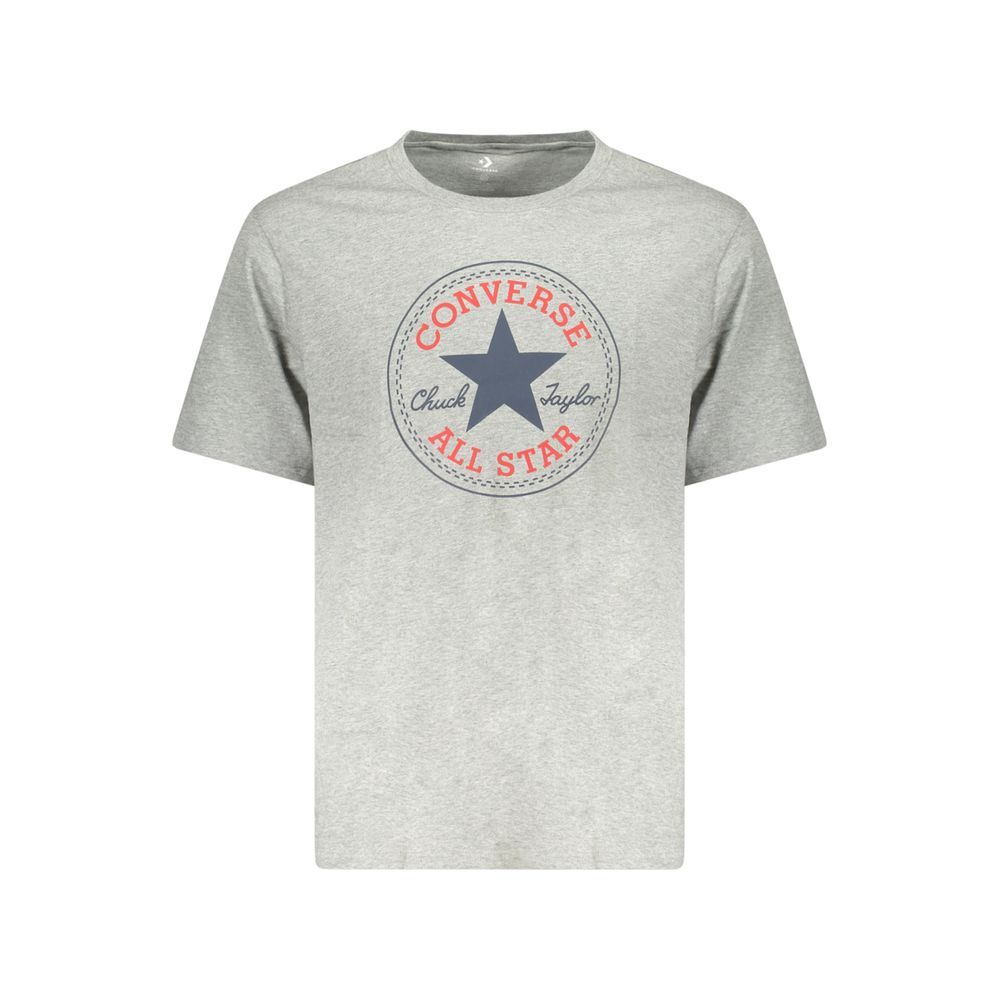 Grey Cotton Men's T-Shirt