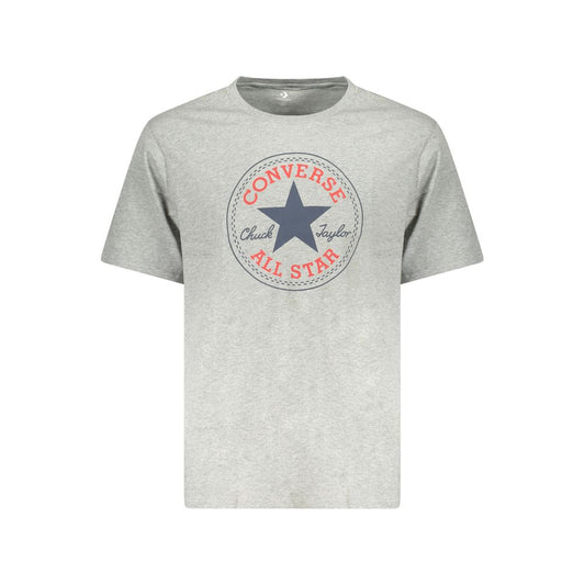 Grey Cotton Men's T-Shirt