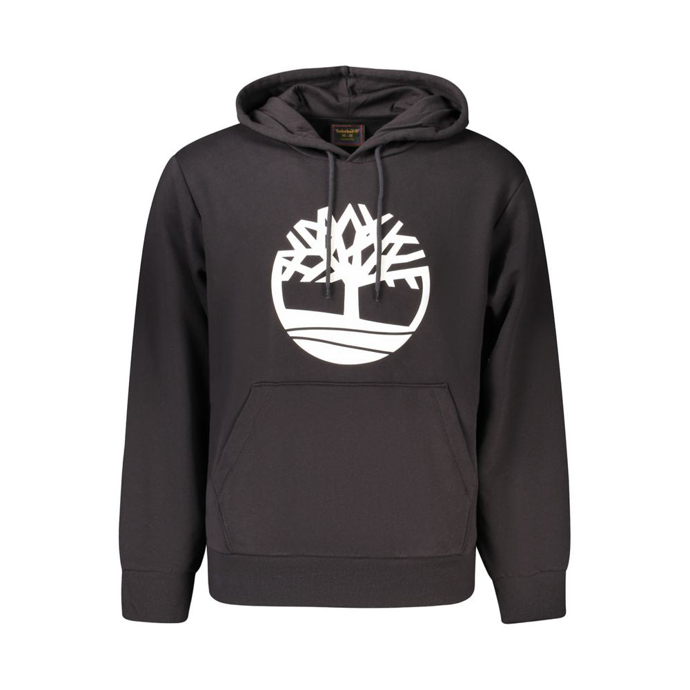 Black Cotton Men's Sweatshirt