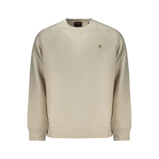 Beige Cotton Sweatshirt