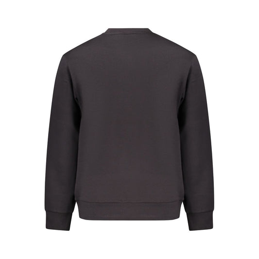 Black Cotton Sweatshirt