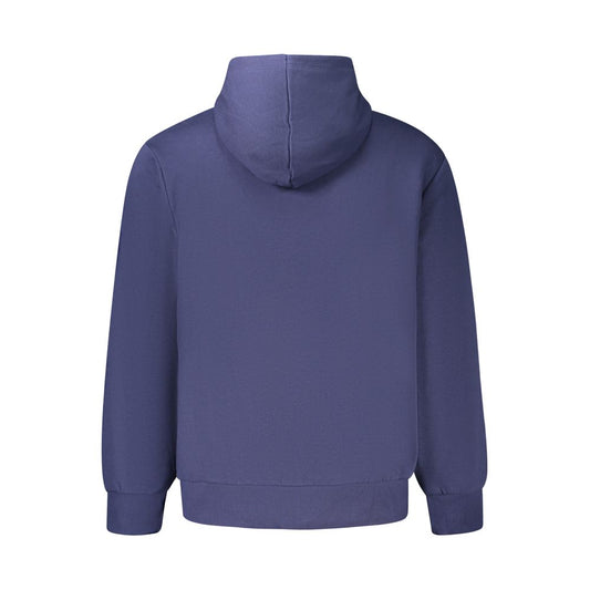 Blue Cotton Men's Sweatshirt