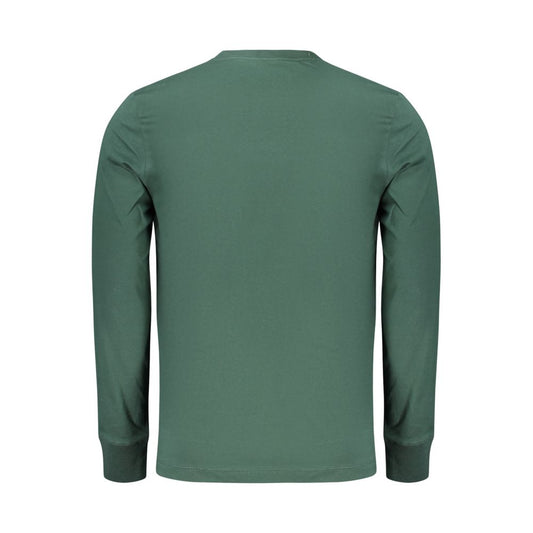 Green Cotton Men's T-Shirt