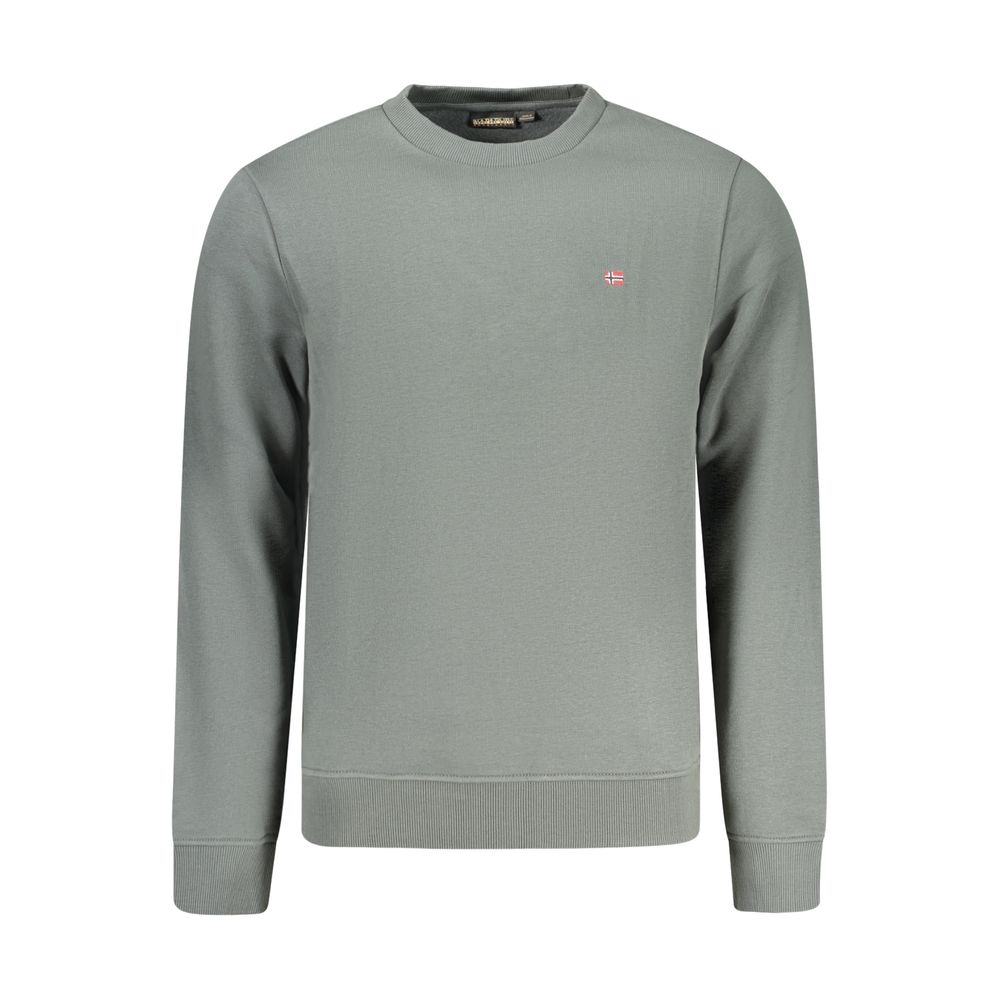 Green Cotton Men's Sweatshirt