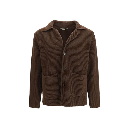 Brown Wool Oves Aries Full-Length Jacket