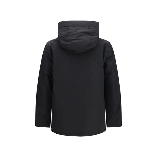 Black Cotton Shell Jacket