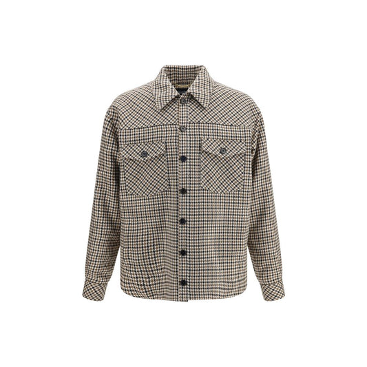 Brown Wool Oves Aries Full-Length Jacket