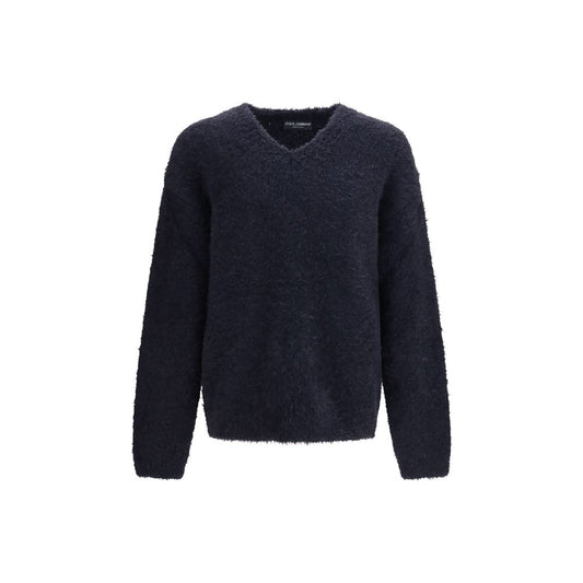 Blue Marabou Sweatshirt