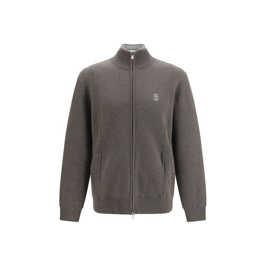 Bicolor Cashmere Cardigan