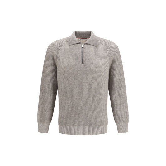 Gray Cashmere Sweatshirt