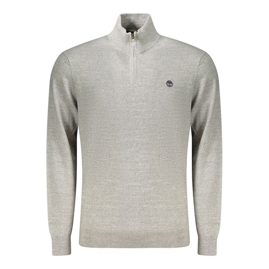 Gray Cotton Men's Sweater
