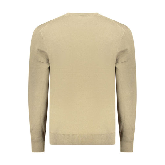 Green Cotton Men's Sweater