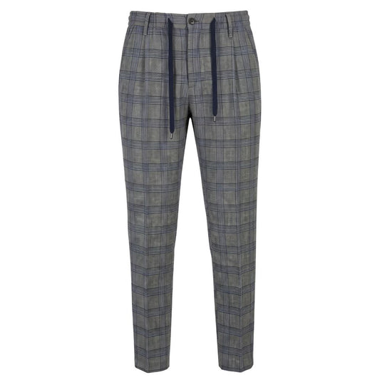Green Cotton Men Pants