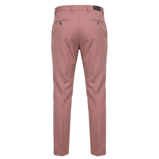 Pink Viscose Men Pant