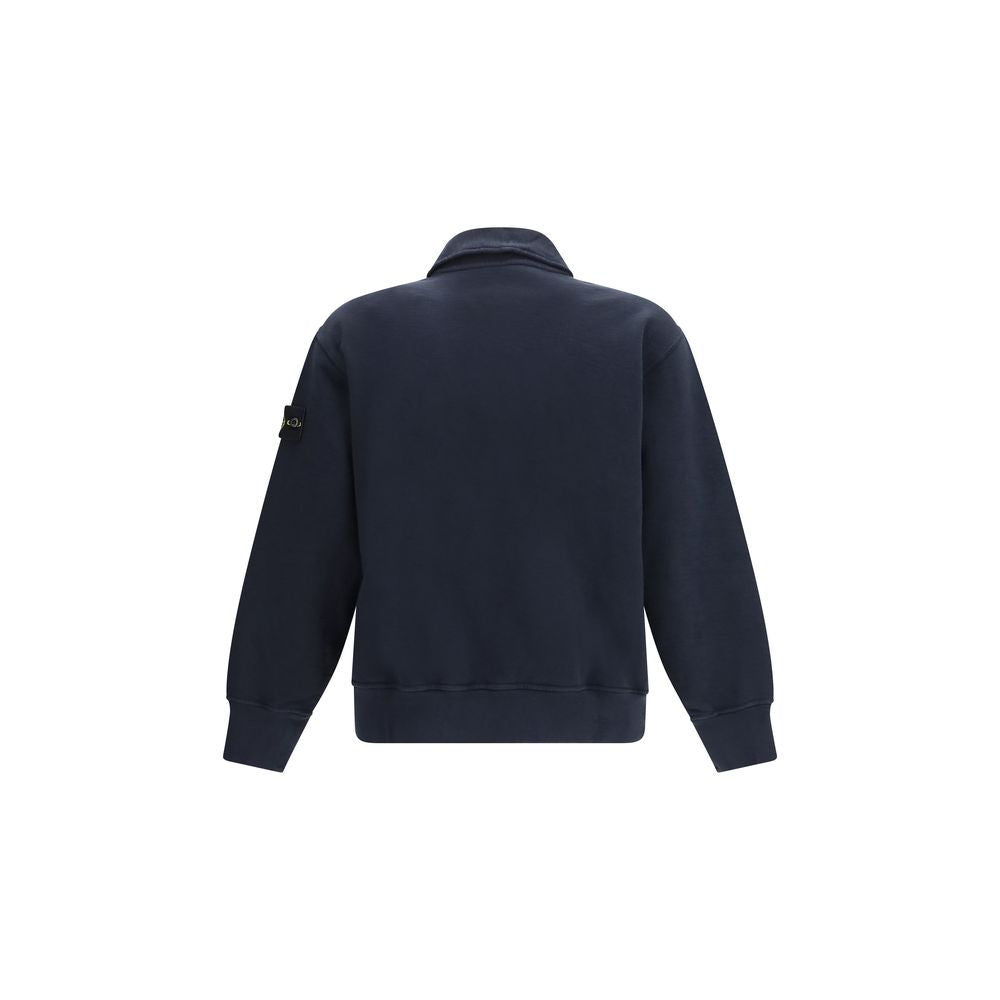 Blue Cotton Sweatshirt