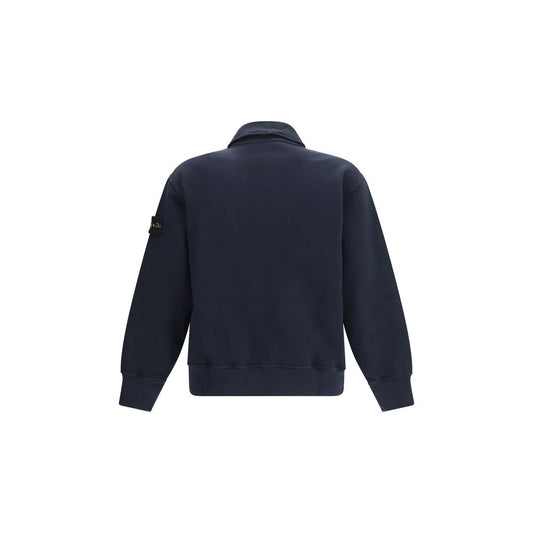 Blue Cotton Sweatshirt