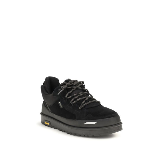 Black Calf Leather Bos Taurus Athletic Sneakers
