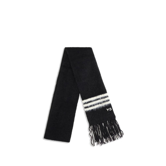Black Recycled Polyamide Scarf