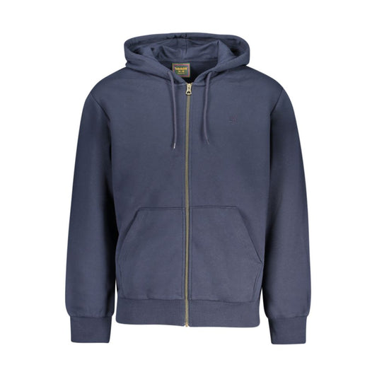 Blue Cotton Men's Sweatshirt