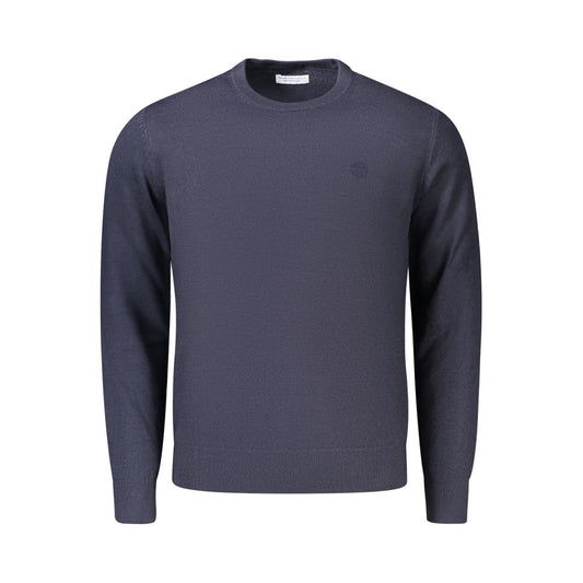 Blue Acrylic Men's Sweater