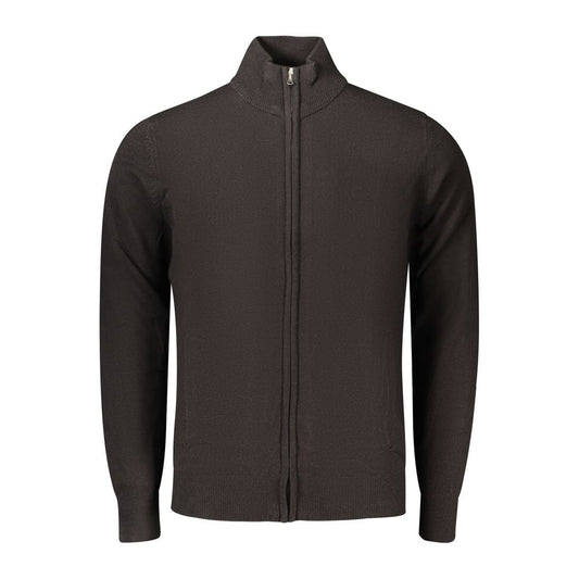 Black Acrylic Men's Cardigan