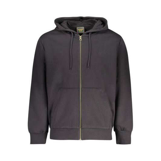 Black Cotton Men's Sweatshirt