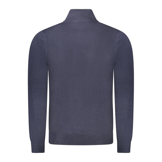Blue Acrylic Men Sweater