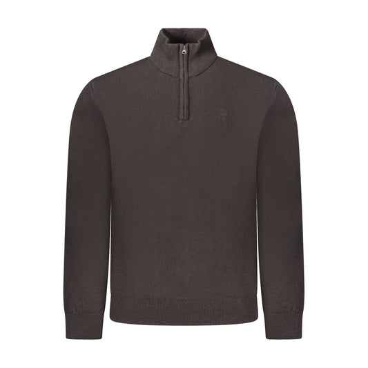 Black Acrylic Men's Sweater