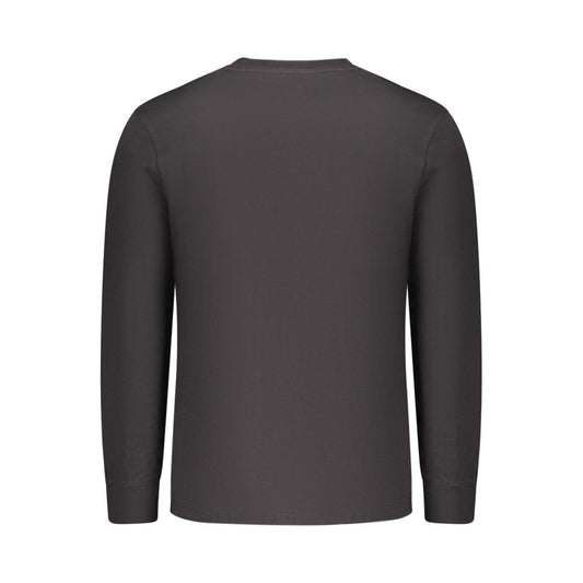 Black Cotton Men's T-Shirt