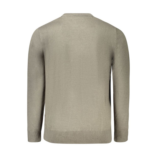 Grey Acrylic Men's Sweater
