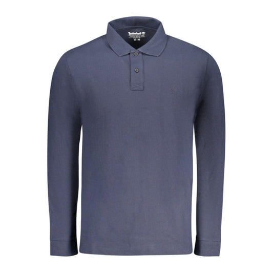 Blue Cotton Men's Polo