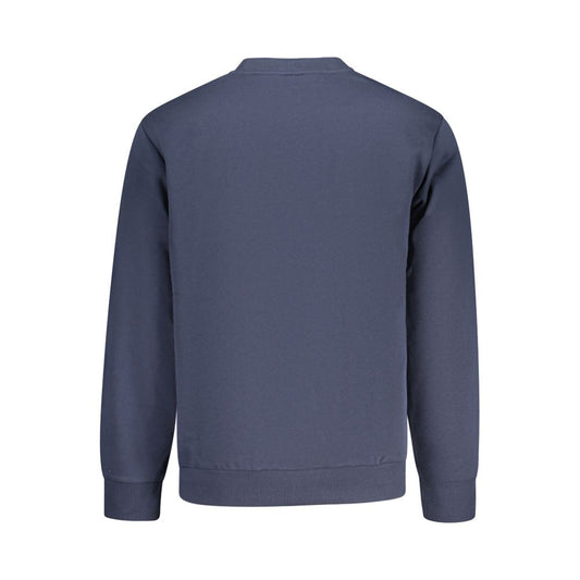 Blue Cotton Mens Sweatshirt