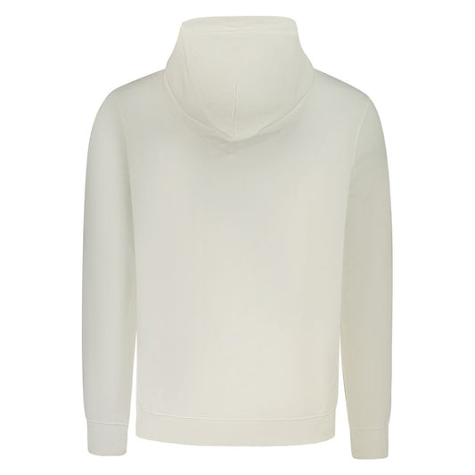 White Cotton Men's Hoodie