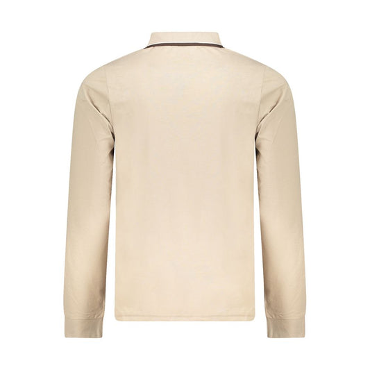 Beige Cotton Men's Polo