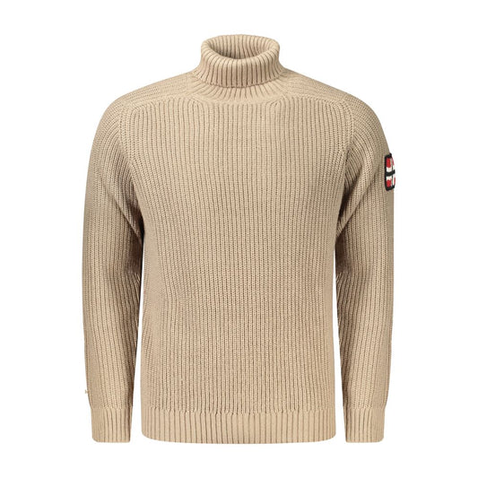 Beige Wool Turtleneck