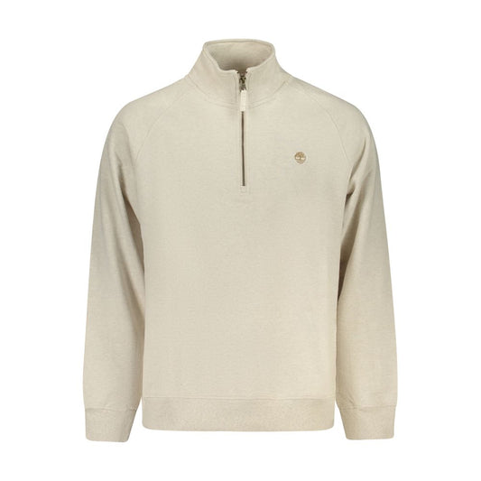 Beige Cotton Sweatshirt