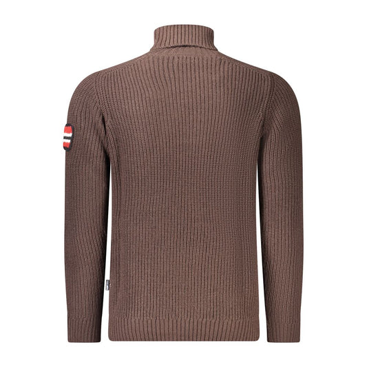 Brown Wool Turtleneck